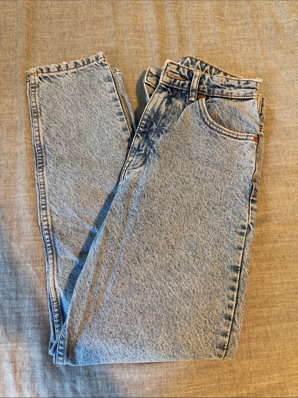 Zara vintage Light Wash Mom Jeans